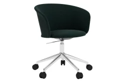 Hem Silla de oficina Kendo Swivel con 5 ruedas, Pine-polished aluminium VerdePlateado Online