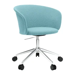 Hem Sillas De Oficina<Silla de oficina Kendo Swivel con 5 ruedas, Icicle-polished aluminium AzulPlateado