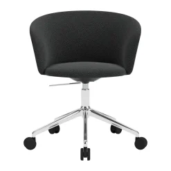 Hem Sillas De Oficina<Silla de oficina Kendo Swivel con 5 ruedas, Graphite-polished aluminium GrisPlateado