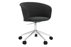 Hem Sillas De Oficina<Silla de oficina Kendo Swivel con 5 ruedas, Graphite-polished aluminium GrisPlateado