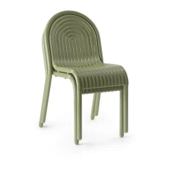 Tom Dixon Sillas De Terraza|Sillas De Jardín Y Sillas De Exterior<Silla Groove, Musgo Verde