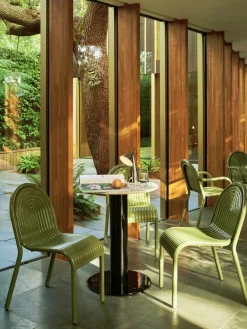 Tom Dixon Sillas De Terraza|Sillas De Jardín Y Sillas De Exterior<Silla Groove, Musgo Verde
