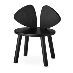 Nofred Silla infantil Mouse Chair, Negro Discount