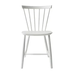 FDB Møbler Sillas<Silla J46, Beech white painted Blanco