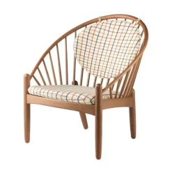 FDB Møbler Silla J166 Jørna, Smoked oak-red diced Marrón New