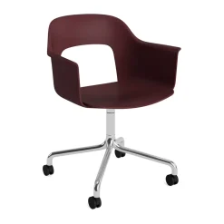 HAY Silla Layout Armchair 261, Bordeaux-aluminio pulido Rojo Outlet