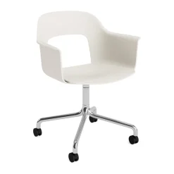 HAY Sillas De Oficina<Silla Layout Armchair 261, Cream white-aluminio pulido Blanco