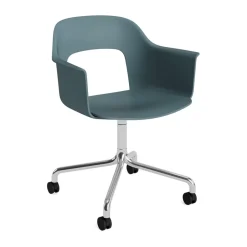 HAY Sillas De Oficina<Silla Layout Armchair 261, Ocean-aluminio pulido Azul