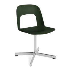 HAY Silla Layout Chair 131, Bottle green-aluminio pulido Verde Clearance