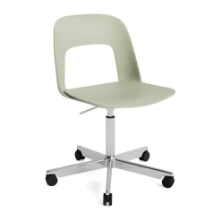 HAY Sillas De Oficina<Silla Layout Chair 141, Bottle green-aluminio pulido Verde