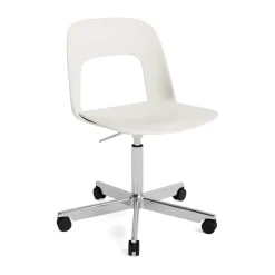 HAY Sillas De Oficina<Silla Layout Chair 141, Cream white-aluminio pulido Blanco