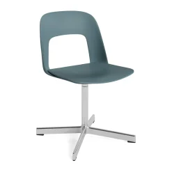 HAY Silla Layout Chair 131, Ocean-aluminio pulido Azul Best