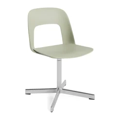 HAY Sillas De Oficina<Silla Layout Chair 131, Pastel green-aluminio pulido Verde