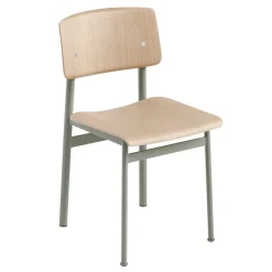 Muuto Silla Loft Chair, Roble-dusty green Verde Hot