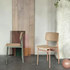 Muuto Silla Loft Chair, Roble-dusty green Verde Hot