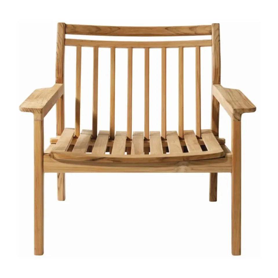 FDB Møbler Silla lounge M6 Sammen, Teak-nature oiled Marrón Discount