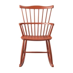 FDB Møbler Sillones Y Reposapiés<Silla mecedora J52G, ladrillo Rojo
