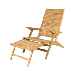 Cane-line Tumbonas Y Sillas Para Tomar El Sol<Silla para sol Flip, Teak Marrón