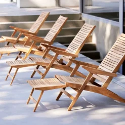 Cane-line Tumbonas Y Sillas Para Tomar El Sol<Silla para sol Flip, Teak Marrón