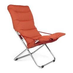 Fiam Tumbonas Y Sillas Para Tomar El Sol|Sillas De Exterior<Silla para tomar el sol Fiesta Soft, Tela orange, estructura de aluminio Naranja