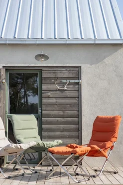 Fiam Silla para tomar el sol Fiesta Soft, Tela sage green, estructura de aluminio Verde Online