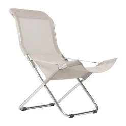 Fiam Silla para tomar el sol Fiesta, Blanco- Beige Outlet