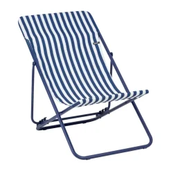 Lafuma Silla para tomar el sol Maxi Transat, Rayas Azul Clearance