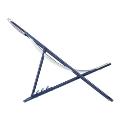 Lafuma Silla para tomar el sol Maxi Transat, Rayas Azul Clearance