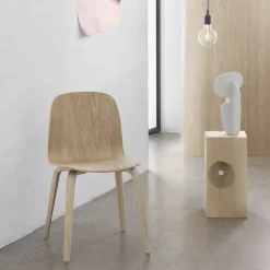 Muuto Sillas<Silla Visu Chair, roble Marrón