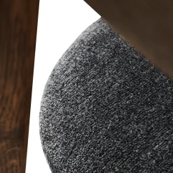 MUUBS Sillas con asiento Tetra, Tejido color granito-roble oscuro GrisMarrón Best