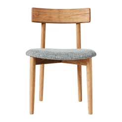 MUUBS Sillas con asiento Tetra, Tejido color hormigón-roble aceitado natural GrisMarrón Online