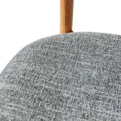 MUUBS Sillas con asiento Tetra, Tejido color hormigón-roble aceitado natural GrisMarrón Online