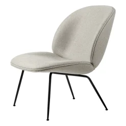 GUBI Sillón Beetle lounge chair fully upholstered conic base, Plain 0025-black Beige Discount