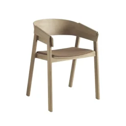 Muuto Sillas<Sillón Cover asiento tapizado, Remix 252-oak Marrón