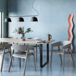 Muuto Sillas<Sillón Cover asiento tapizado, Remix 252-oak Marrón