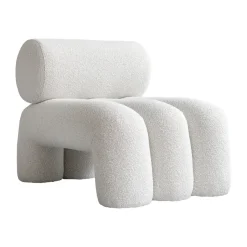 101 Copenhagen Sillones Y Reposapiés|Sillas<Sillón Foku Chair, Bouclé Blanco