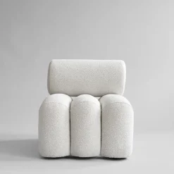 101 Copenhagen Sillones Y Reposapiés|Sillas<Sillón Foku Chair, Bouclé Blanco