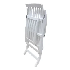 Stockamöllan Sillón jardín Lobby, incl. Bandeja y protector de lluvia Blanco Sale