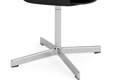 HAY Sillón Layout Armchair 231 silla de oficina, Black-aluminio pulido 4 star swivel base Negro Outlet