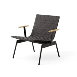 &Tradition Butacas Y Sillones De Exterior<Sillón lounge con reposabrazos Ville Outdoor AV45 , Warm black Negro