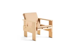 HAY Sillón lounge Crate de pino lacado, Natural Beige Best