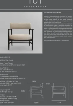101 Copenhagen Sillones Y Reposapiés<Sillón lounge Nama, Sand Beige