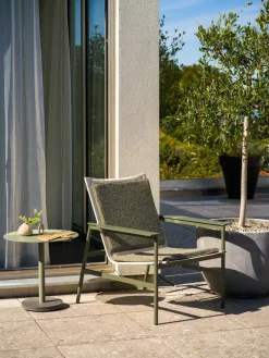 Brafab Sillón lounge Soro, Nordic green-teddy Verde Outlet