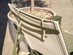 Brafab Sillón lounge Soro, Nordic green-teddy Verde Outlet