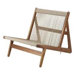 GUBI Butacas Y Sillones De Exterior|Muebles Lounge De Exterior<Sillón MR01 Initial outdoor lounge chair, Madera de iroko aceitada Marrón