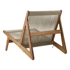 GUBI Butacas Y Sillones De Exterior|Muebles Lounge De Exterior<Sillón MR01 Initial outdoor lounge chair, Madera de iroko aceitada Marrón