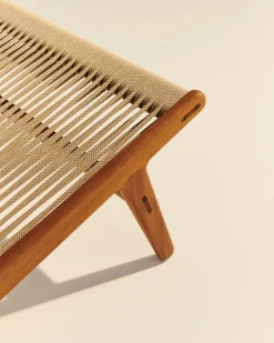 GUBI Butacas Y Sillones De Exterior|Muebles Lounge De Exterior<Sillón MR01 Initial outdoor lounge chair, Madera de iroko aceitada Marrón