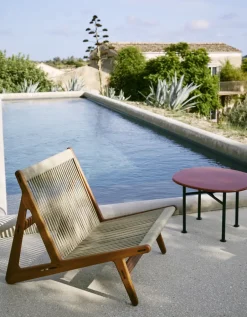 GUBI Butacas Y Sillones De Exterior|Muebles Lounge De Exterior<Sillón MR01 Initial outdoor lounge chair, Madera de iroko aceitada Marrón