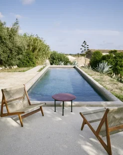 GUBI Butacas Y Sillones De Exterior|Muebles Lounge De Exterior<Sillón MR01 Initial outdoor lounge chair, Madera de iroko aceitada Marrón