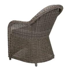 Brafab Sillón Paulina con cojín de asiento, Rústico-beige Marrón Clearance